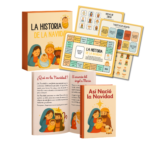 Pack Educativo de Navidad con Cuento y Juego de Mesa