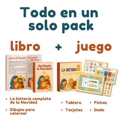 Pack Educativo de Navidad con Cuento y Juego de Mesa